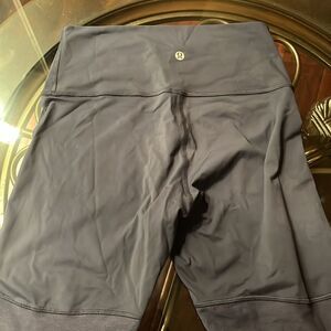 NWOT Lululemon Greyish Blue Mesh Leggings